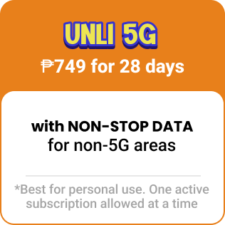 UNLI 5G w/ NON-STOP DATA 749